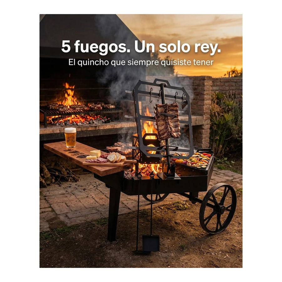 Fogón Indómito 5 fuegos