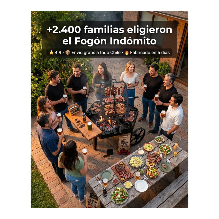 Fogón Indómito 5 fuegos