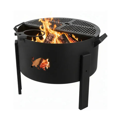 Fogón Parrilla Multifuncional 60x50 Leftraru 3mm