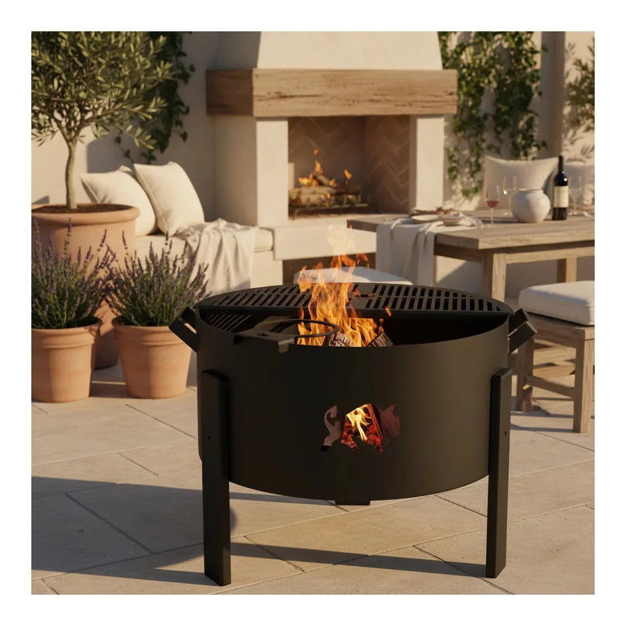 Fogón Parrilla Multifuncional 60x50 Leftraru 3mm