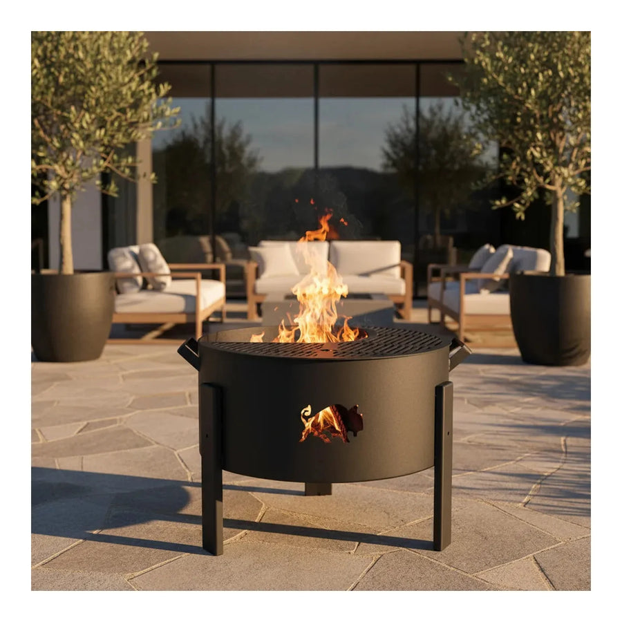 Fogón Parrilla Multifuncional 60x50 Leftraru 3mm