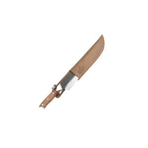 Funda De Cuero Cuchillo Medio Golpe + Grabado Personalizado