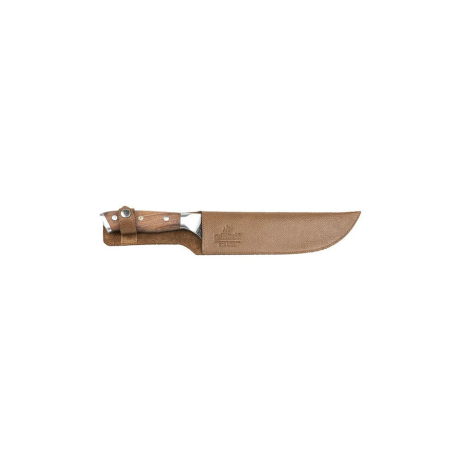 Funda De Cuero Cuchillo Medio Golpe + Grabado Láser Gratis