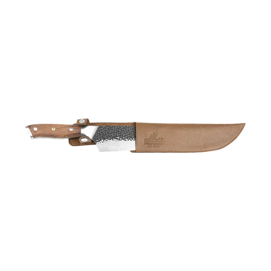 Funda De Cuero Cuchillo Medio Golpe + Grabado Láser Gratis