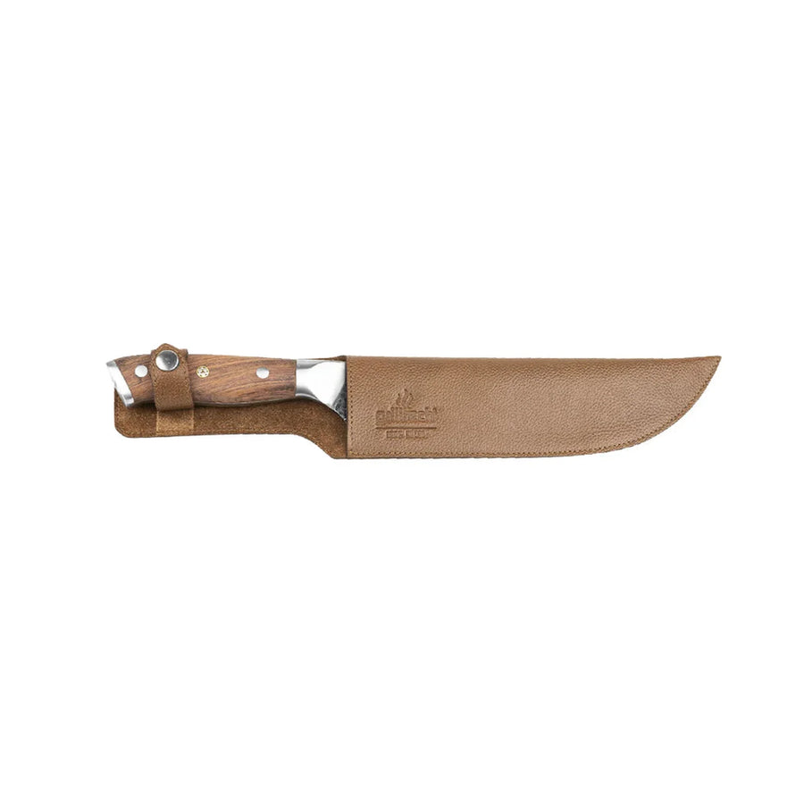 Funda De Cuero Cuchillo Medio Golpe + Grabado Láser Gratis