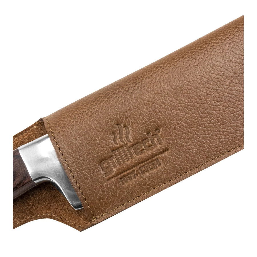Funda De Cuero Cuchillo Medio Golpe + Grabado Láser Gratis - 8