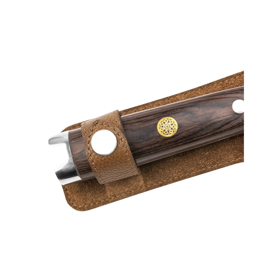 Funda De Cuero Cuchillo Medio Golpe + Grabado Láser Gratis - 10