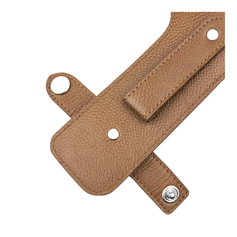 Funda De Cuero Cuchillo Medio Golpe + Grabado Láser Gratis - 11