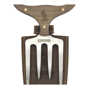 Garra de Oso Búfalo Premium Kangkawe con Funda de Cuero + Grabado Láser