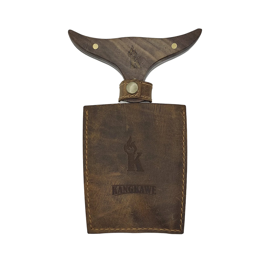 Garra de Oso Búfalo Premium Kangkawe con Funda de Cuero + Grabado Láser