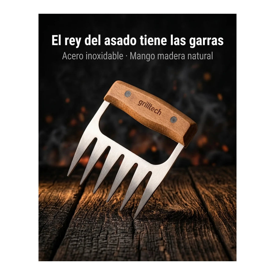 Garra De Oso Grilltech Asado Cocina Parrilla Bbq Gourmet