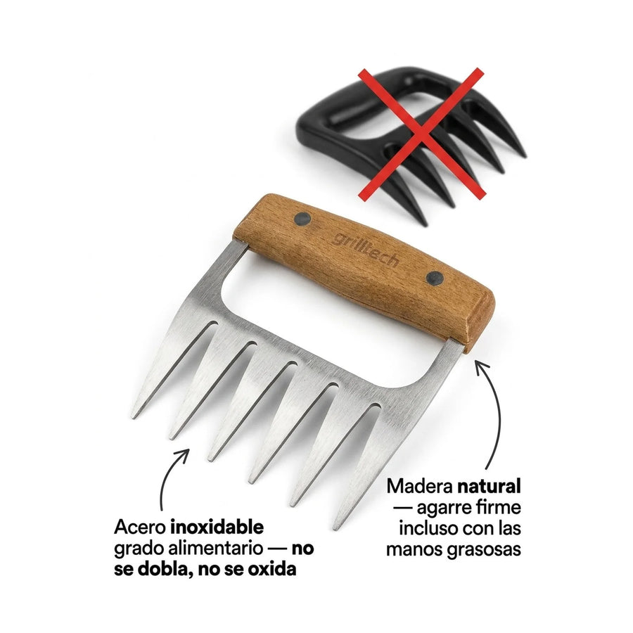 Garra De Oso Grilltech Asado Cocina Parrilla Bbq Gourmet