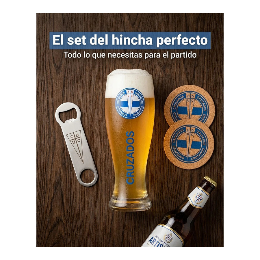Garza Gigante U Católica Shopero 1 Litro Cerveza Shop Fútbol