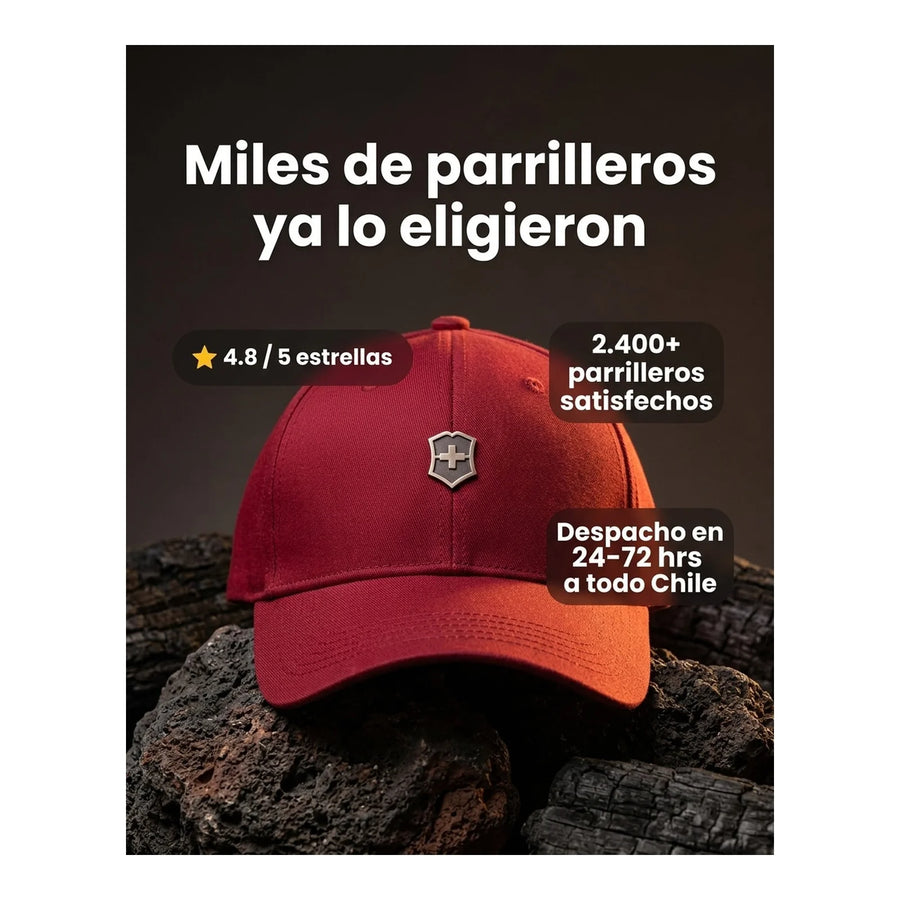 Gorro De Golf Rojo Colección Victorinox Brand Jockey 611022