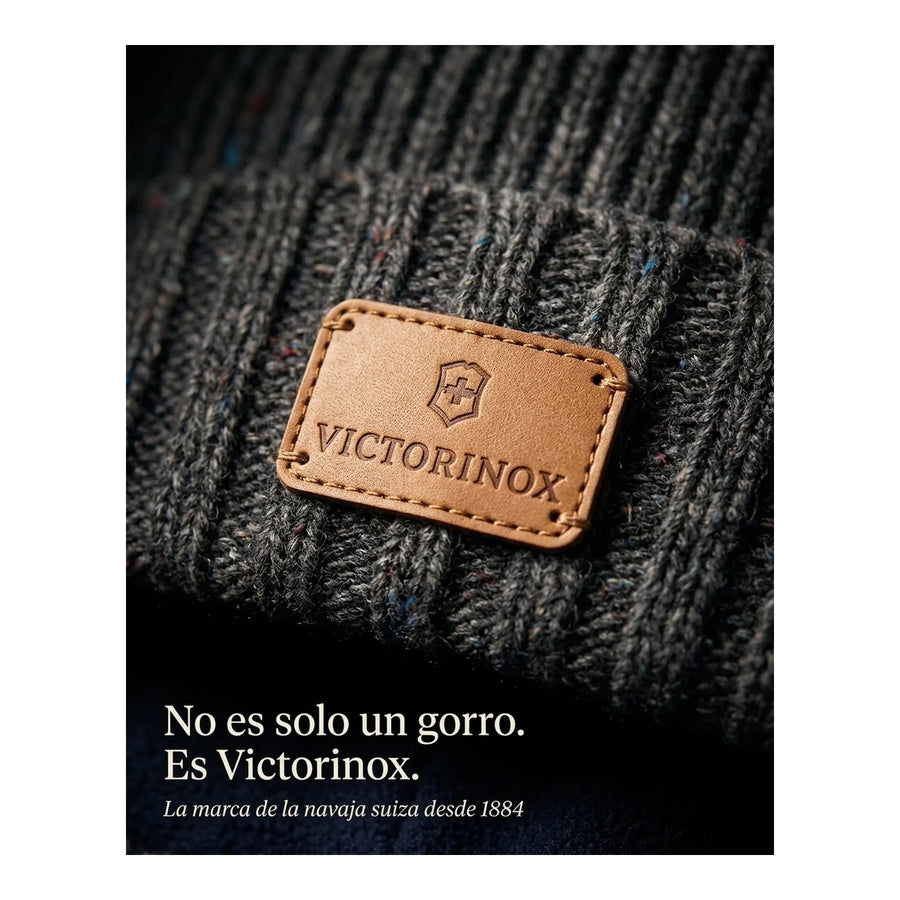 Gorro De Lana  Deluxe Victorinox Color Gris 611134