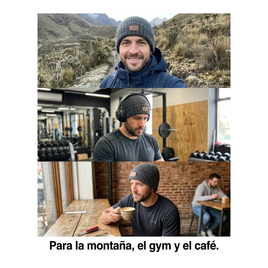Gorro De Lana  Deluxe Victorinox Color Gris 611134