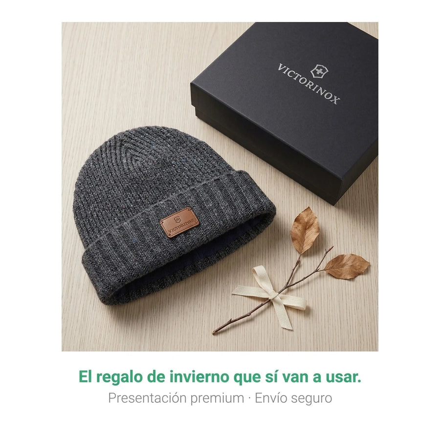 Gorro De Lana  Deluxe Victorinox Color Gris 611134