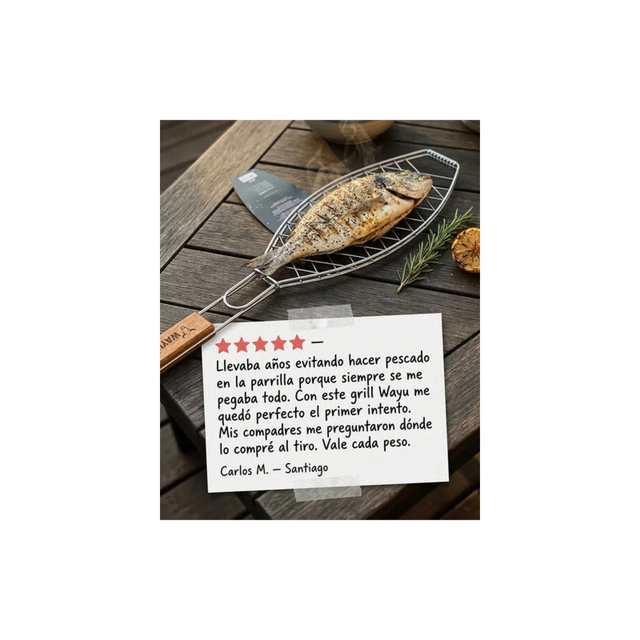 Grill Para Pescado Wayu Cocina Asado Parrilla Bbq