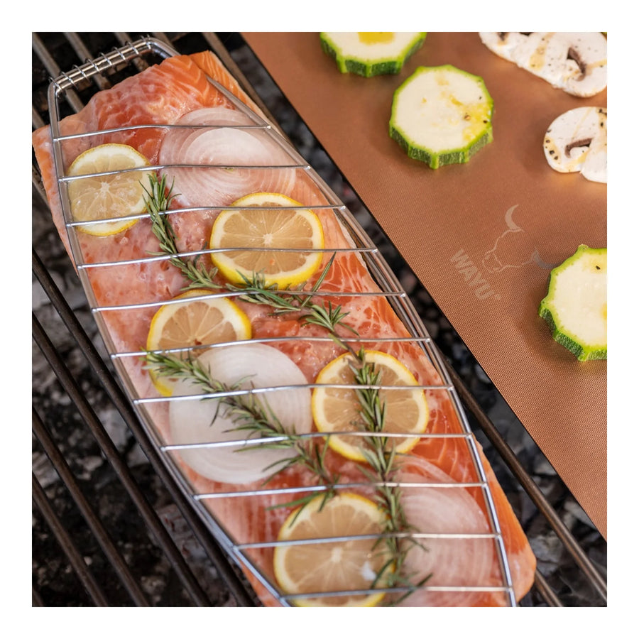 Grill Para Pescado Wayu Cocina Asado Parrilla Bbq