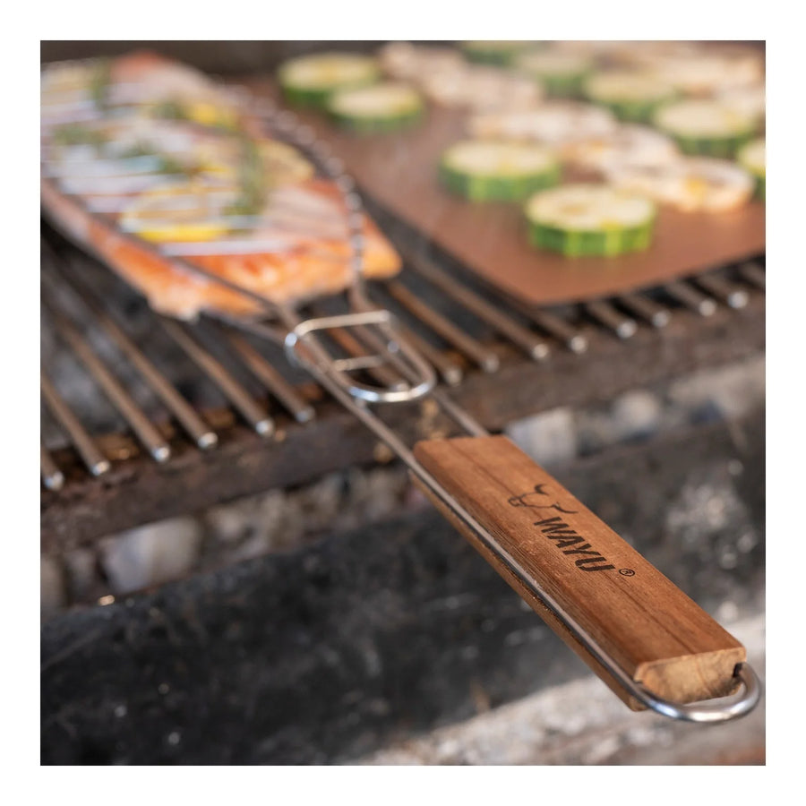 Grill Para Pescado Wayu Cocina Asado Parrilla Bbq
