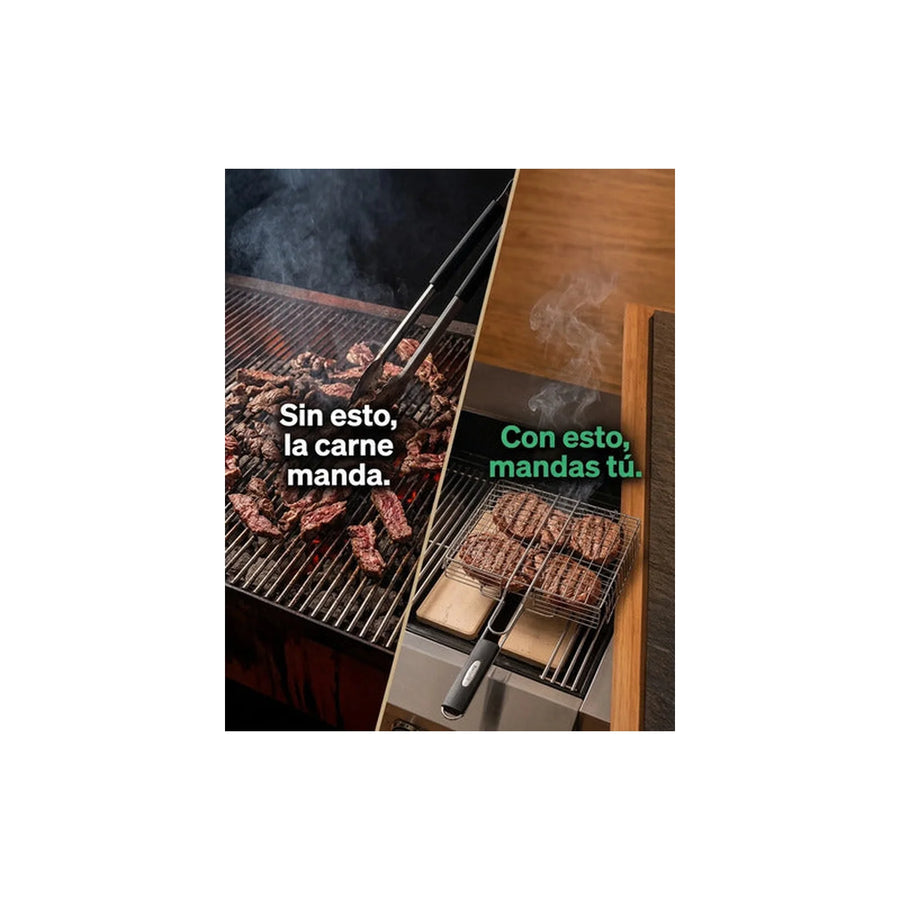 Grill Pasa Asar Barbecue Net Premium Asado Parrilla 28x62x3