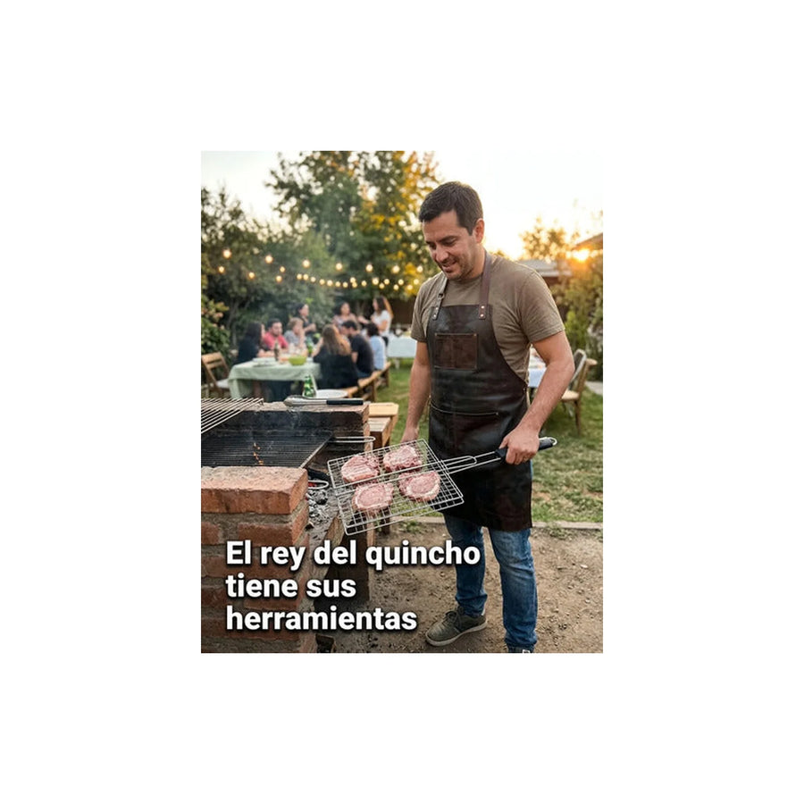 Grill Pasa Asar Barbecue Net Premium Asado Parrilla 28x62x3