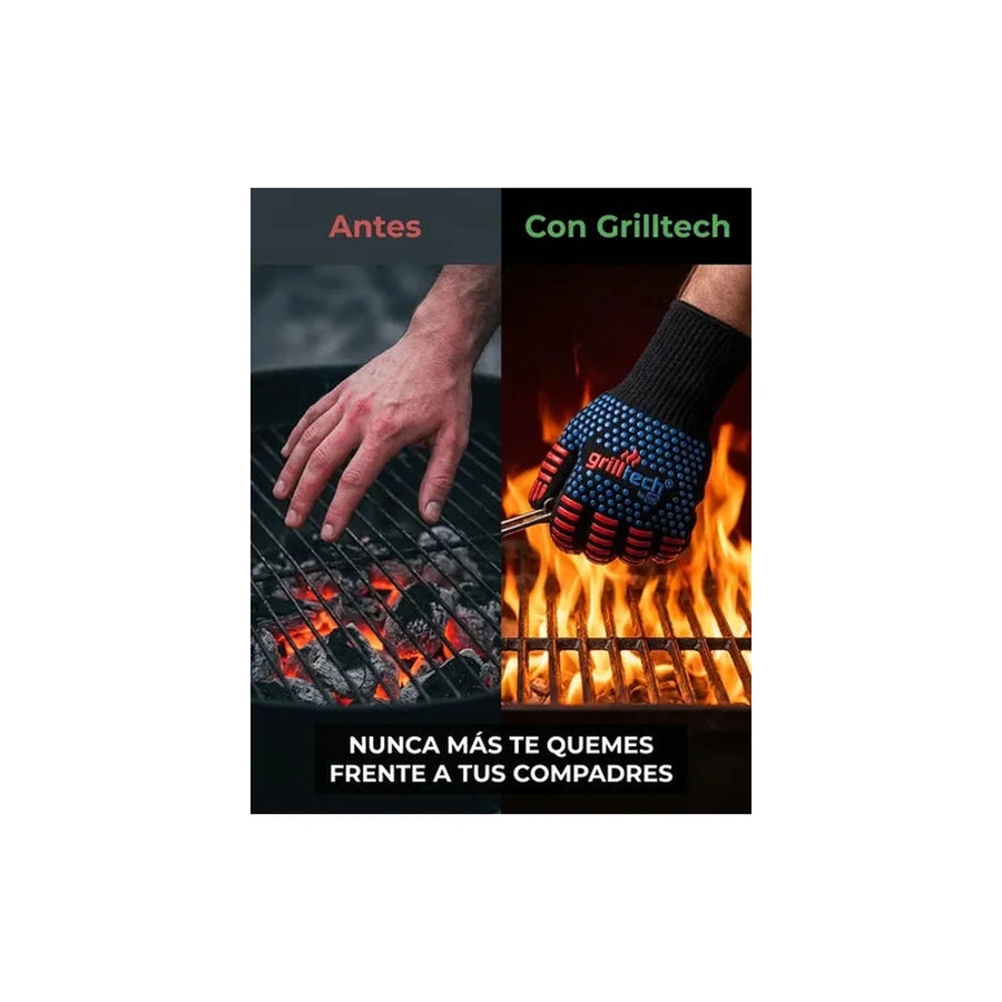 Guante Alta Temperatura Grilltech Cocina Asado Parrilla