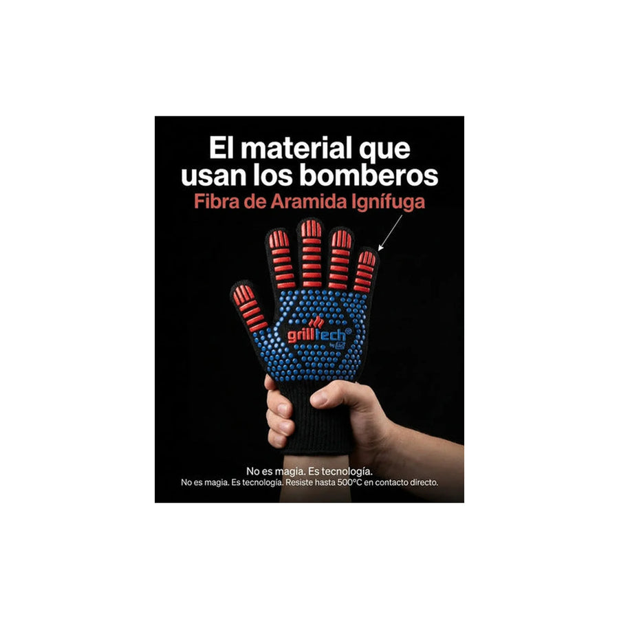 Guante Alta Temperatura Grilltech Cocina Asado Parrilla