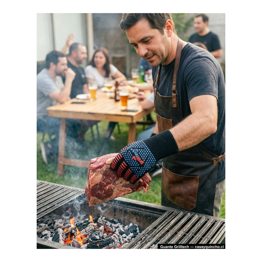 Guante Alta Temperatura Grilltech Cocina Asado Parrilla