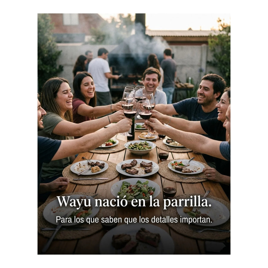 Individual Redondo Wayu 38cm Yute Cocina Bbq Asado Parrilla