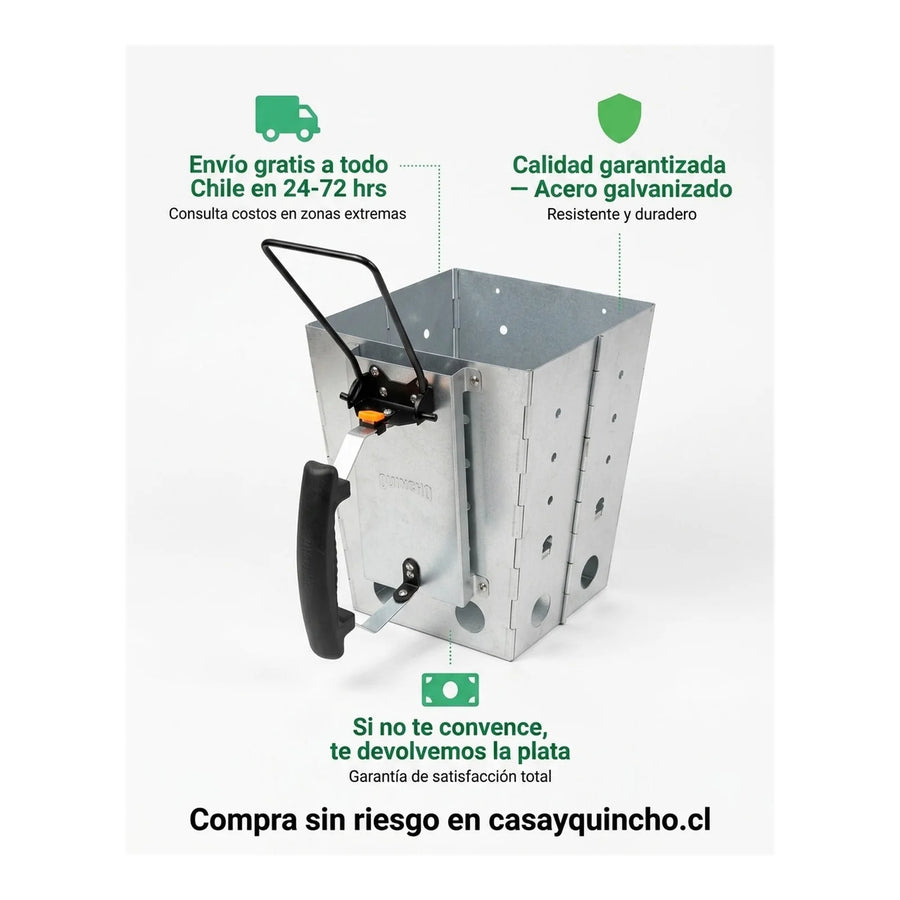 Iniciador De Fuego Quincho Encendedor Carbon Desarmable
