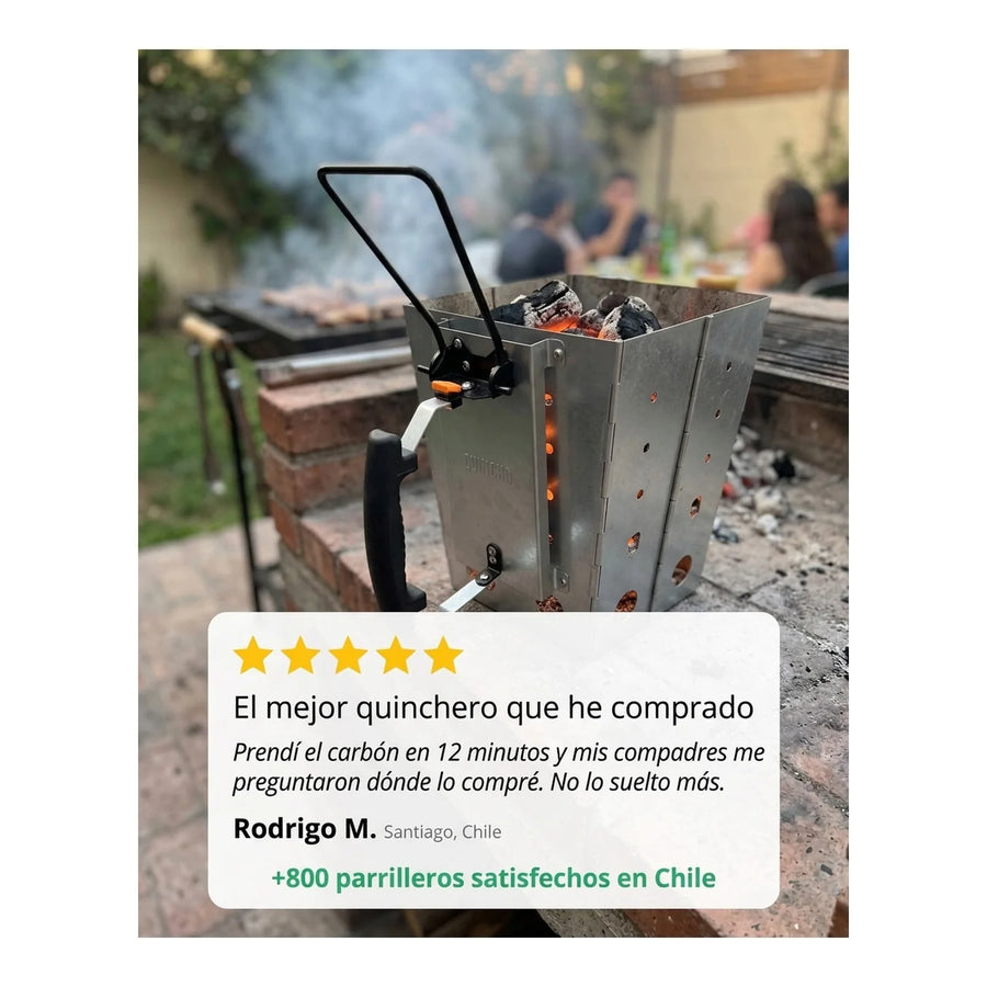Iniciador De Fuego Quincho Encendedor Carbon Desarmable