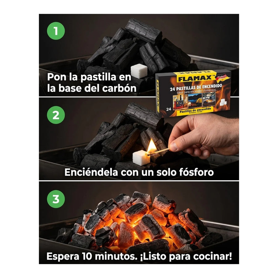 Iniciador De Fuego X6 Cajas Encendido Rápido Estufa Cocina
