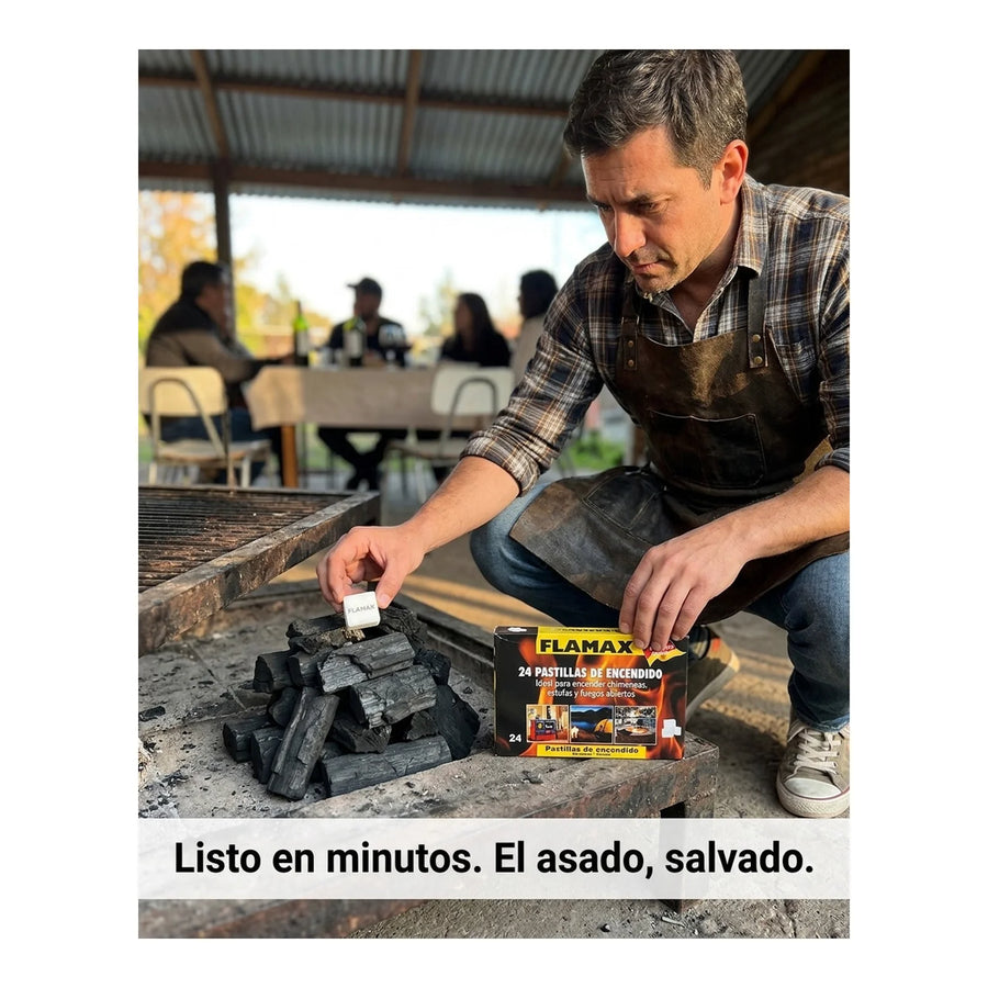 Iniciador De Fuego X6 Cajas Encendido Rápido Estufa Cocina