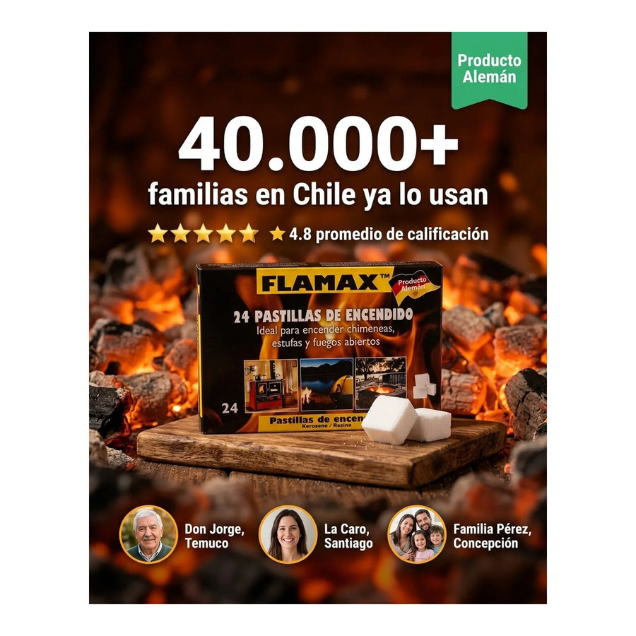 Iniciador De Fuego X6 Cajas Encendido Rápido Estufa Cocina