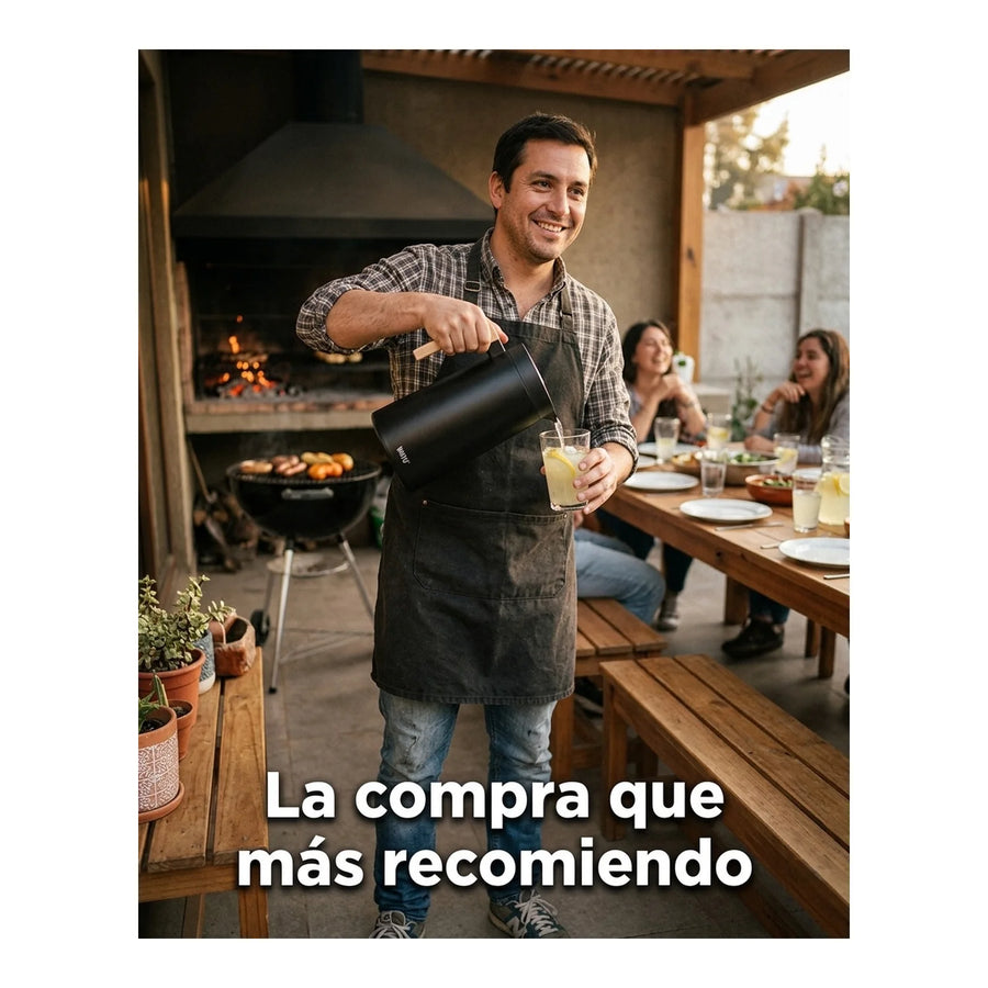 Jarro 1 Litro Wayu Jarra Metálica Quincho Premium Coctail