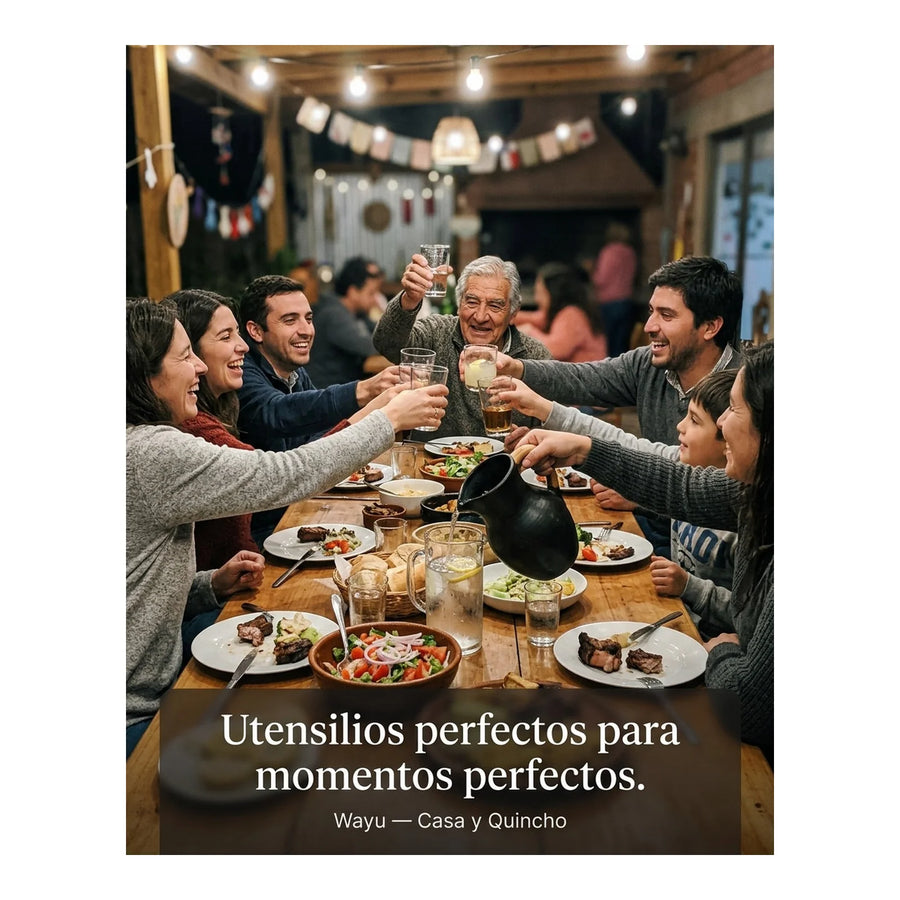 Jarro 1 Litro Wayu Jarra Metálica Quincho Premium Coctail