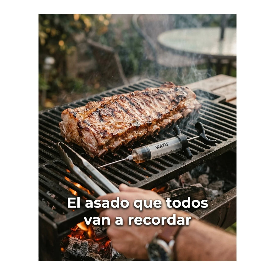 Jeringa Wayu Inyector Marinador Carne Asado Cocina Parrilla