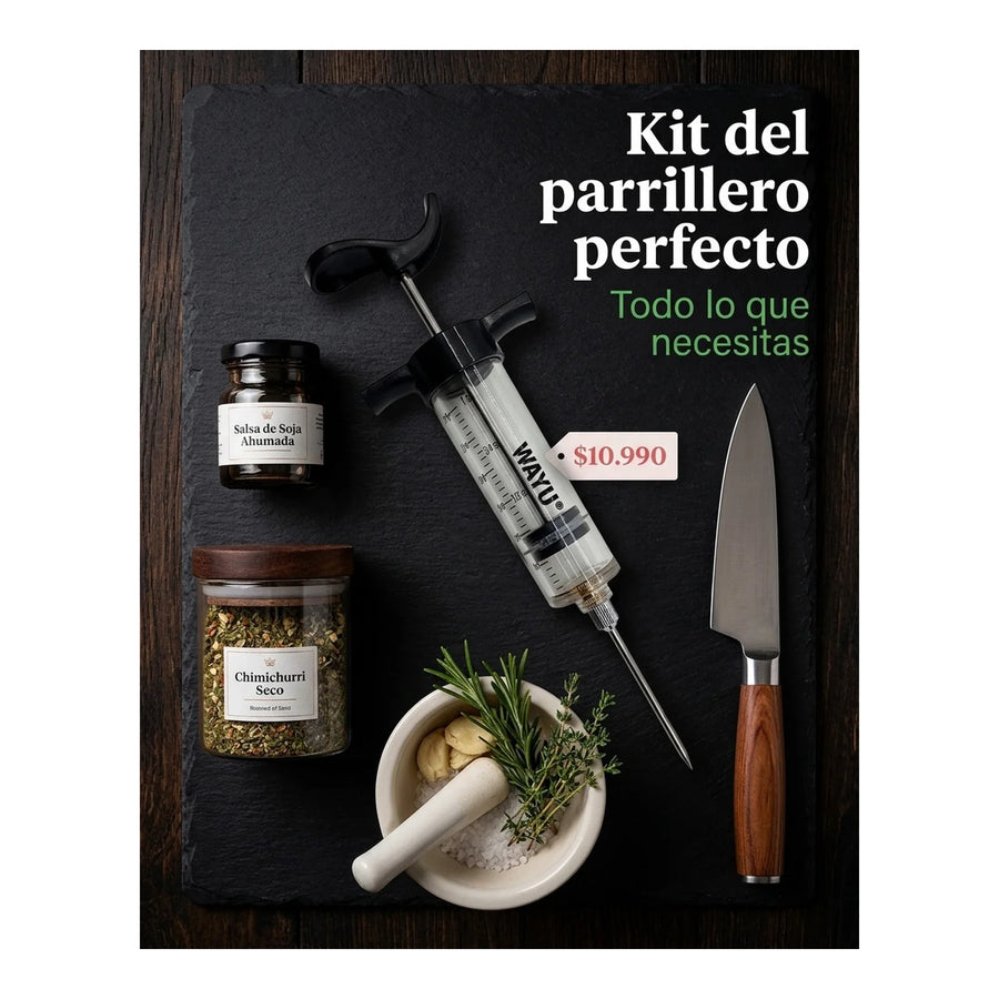 Jeringa Wayu Inyector Marinador Carne Asado Cocina Parrilla