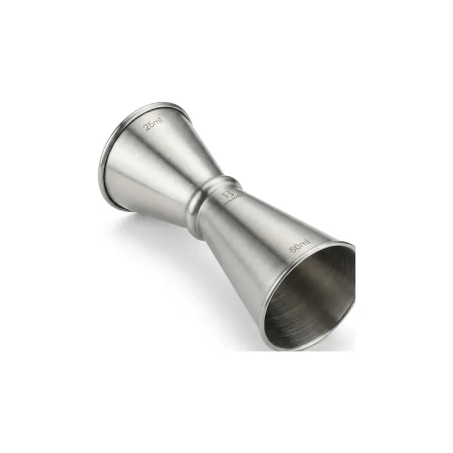 Jigger Medidor Licor Acero 25 - 50ml Coctail Trago Bar Gris
