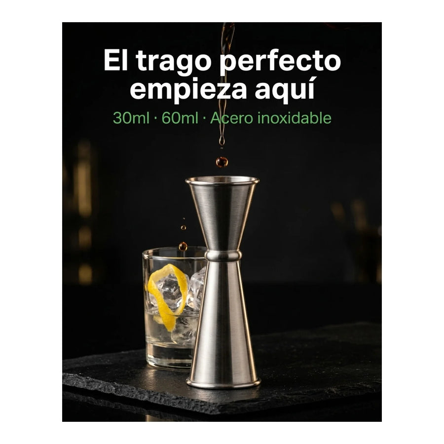 Jigger Medidor Licor Trago Bar 30 - 60ml/1 - 2oz Coctail