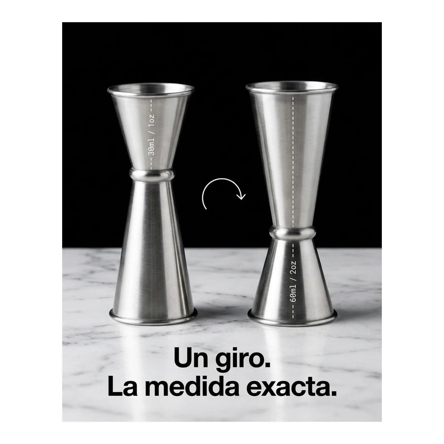 Jigger Medidor Licor Trago Bar 30 - 60ml/1 - 2oz Coctail