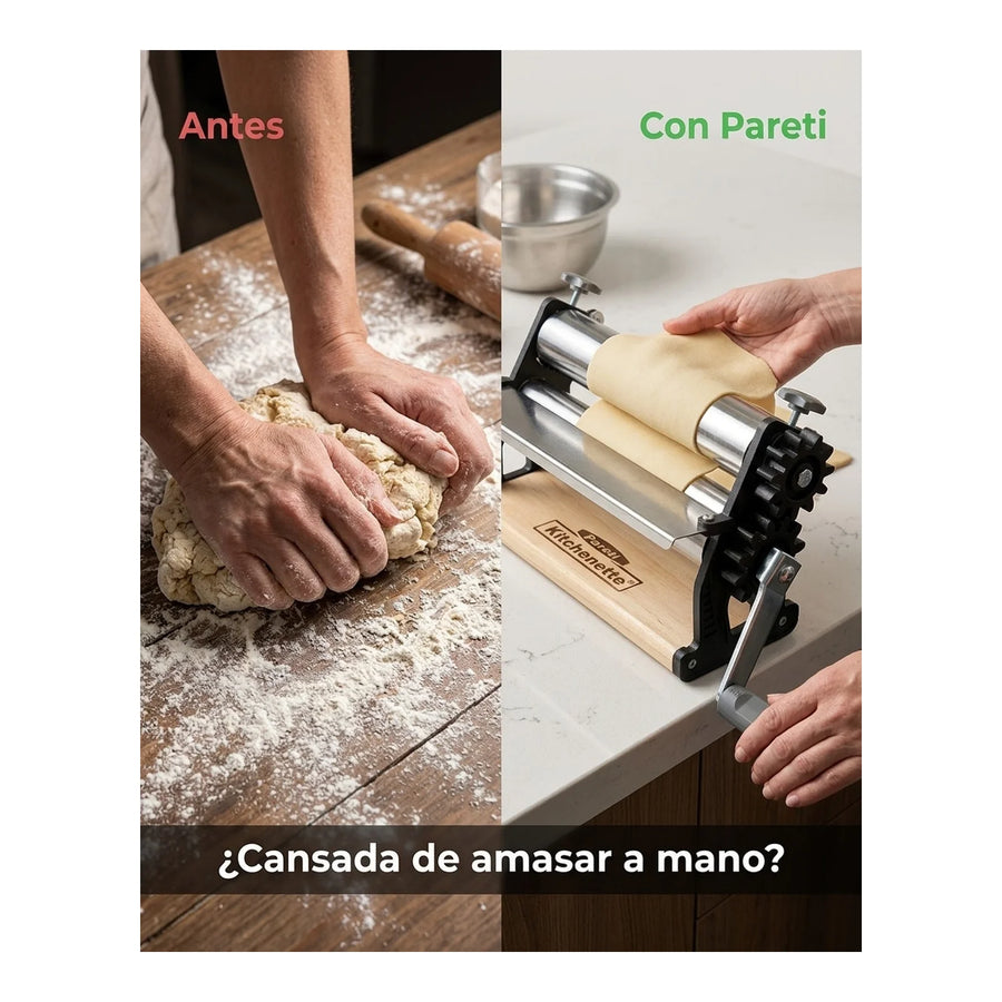 Laminadora Sobadora De Masas 28cm Pareti Premium Harina