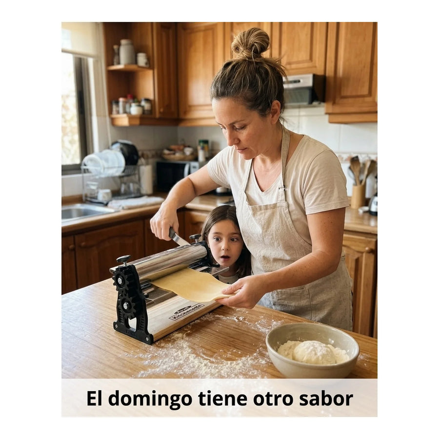 Laminadora Sobadora De Masas 28cm Pareti Premium Harina