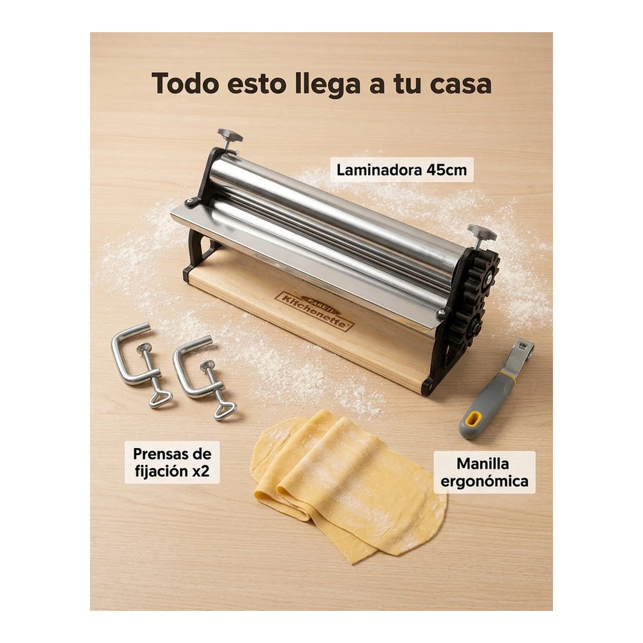 Laminadora Sobadora De Masas 45cm Pareti Premium Harina