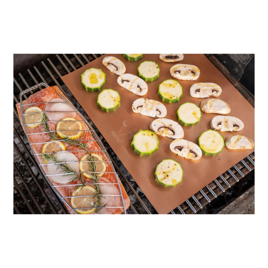 Láminas Antiadherentes Wayu Para Parrilla Horno 2 Piezas