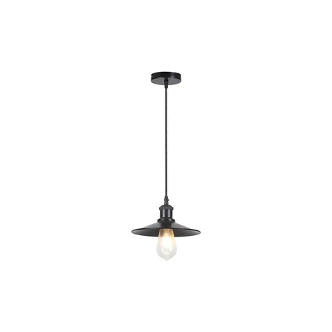 Lámpara Colgante E27 Negra Cable 83cm - foto 2