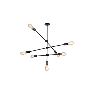 Lámpara Colgante Orbit E27 Negra