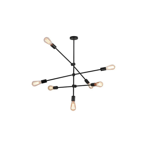 Lámpara Colgante Orbit E27 Negra