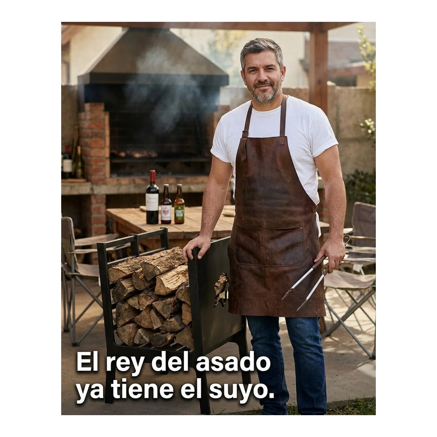 Leñero de Fierro 28x30x40cm